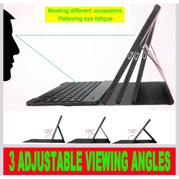 Galaxy Tab A9 Plus Case with Keyboard 5G 11 Inch Black Magnetic Bluetooth - Picture 5 of 6